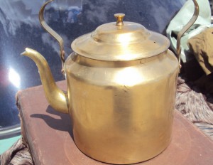 Чайник латунный  Тула 1954 г  Муха не сидела.