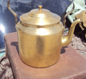 Чайник латунный  Тула 1954 г  Муха не сидела.