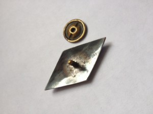 Серебряный ромб с ЯКОРЕМ RUS 1951год