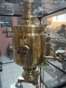 Самовар с медалями. Баташев Панфилов. Восстановленный.