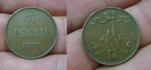Ассорти царской финляндии - марки + пенни