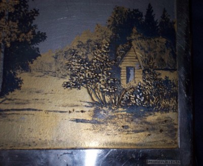 КОЛЛЕКЦИОННАЯ АВТОРСКАЯ ГРАВЮРА - ЗЛАТОУСТ, 1947 г