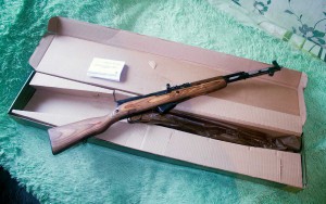 САМОЗАРЯДНЫЙ КАРАБИН СИМОНОВА СКС с патронами 3кат