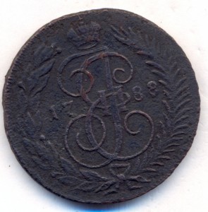 2 копейки 1788 г. - ТМ .