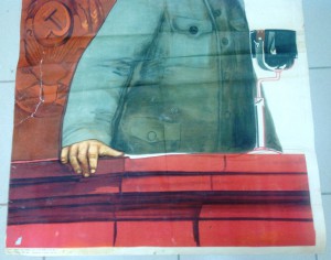 Плакат Сталин на Трибуне 1931 год