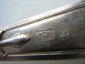 Вилки-ножи 8шт Серебро 90.Германия