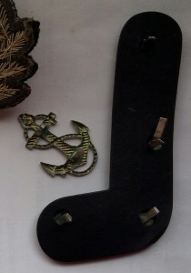 Комплект на парадный мундир и фукажку офицера ВМФ ,серебр.
