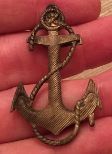 Морская кокарда, якорь и так далее...