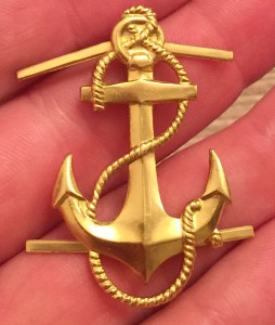Морская кокарда, якорь и так далее...