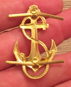 Морская кокарда, якорь и так далее...