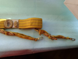 Шарф - пояс командира корабля ,тканевый