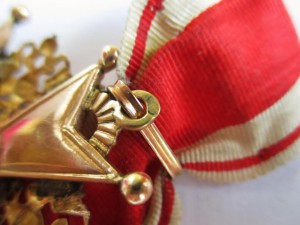 Знак ордена Святого Станислава 3-й степени, Эдуард. Золото