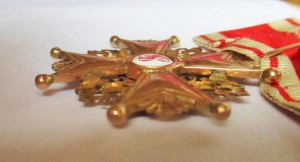 Знак ордена Святого Станислава 3-й степени, Эдуард. Золото
