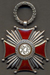 Польша. Крест Заслуги 2 кл., пр-во СССР 1944-45 гг. Серебро!