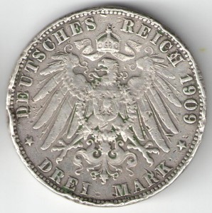 3 марки 1909г