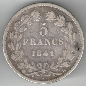 5 франков 1841г