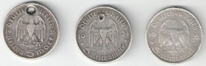 5 марок 1934-1935гг  3шт