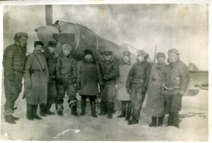 Летчики 31 ИАП дважды ГСС Скоморохов ГСС комполка Онуфриенко