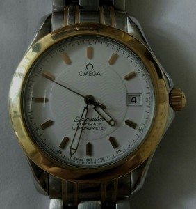 Omega Seamaster.хронометр.сталь.золото