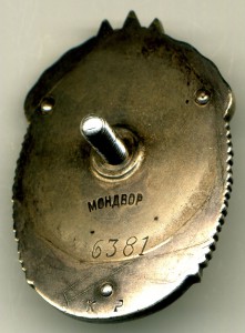 ЗП № 6381" Мондвор". Номер на 6 часов.