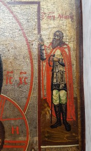 Икона Казанская Богородица по серебру с предстоящими
