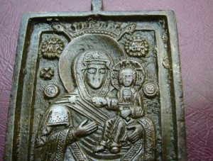 Медная Икона Смоленской Богородицы