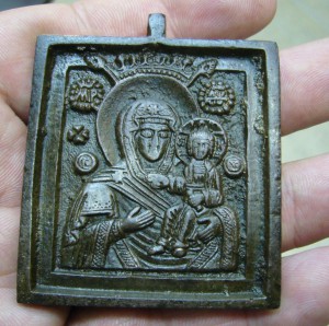 Медная Икона Смоленской Богородицы