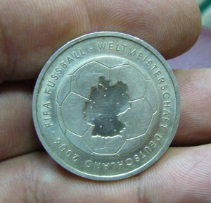 10 евро 2003 Фифа - серебро