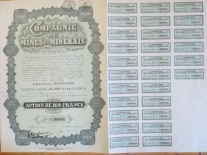 Ценные бумаги Польши и Бельгии 20-30 годы ХХ века.