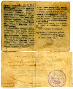 8 благодарностей Верх. Главнокомандующего.