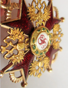 Знак ордена Святого Станислава 3-й степени. IK. В коробке.