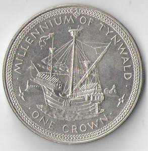 1 крона 1979г остров Мэн