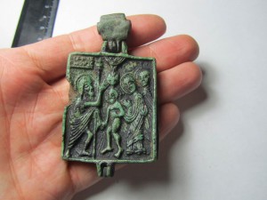 Энколпий Крещение/Рождество 15в