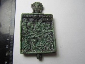 Энколпий Крещение/Рождество 15в