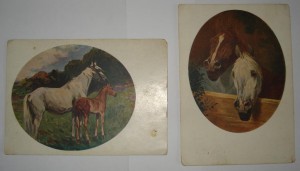 1932 Почтовая карточка Лошади (6 штук)