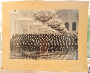 Выпускники ВА с руководством МО,1965 г. в Георгиевском зале