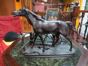 "Конь у изгороди". Касли. 1948 г.