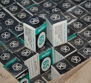 Коробка фотопленки Тасма, СССР, 197 штук