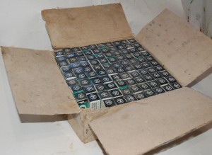 Коробка фотопленки Тасма, СССР, 197 штук