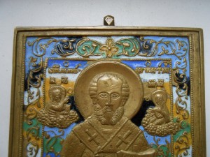 Николай Чудотворец  6-ть цветов эмали.