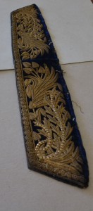 Воротник. Золотое шитье.