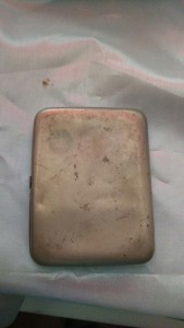 Портсигар СССР агитация