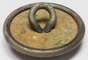 Пуговка с черепом на пилотку СС.