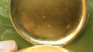 Карманные часы Double Gold