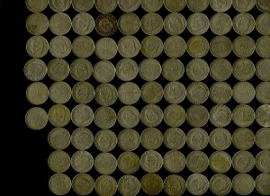 Шведы.серебро.1 крона 96 монет