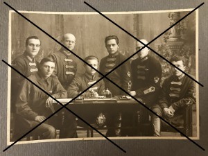 Шикарное фото 1920 гг. - нашивки/шифровки - военный трибунал