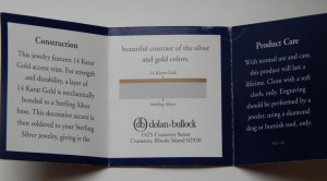 Зажим (клипса) для купюр, серебро 925, Dolan-Bullock