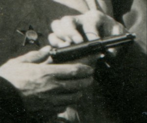 Монгольские чекисты с орденами, знаками и кортиками