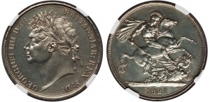 Великобритания, Крона 1821 г. (UNC)