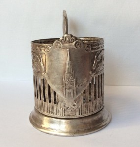 ПД Кольчугино "Спасская башня". Редкий. Ручка "Лента".